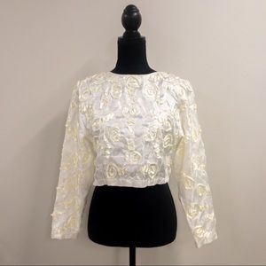 Vintage Textured Blouse